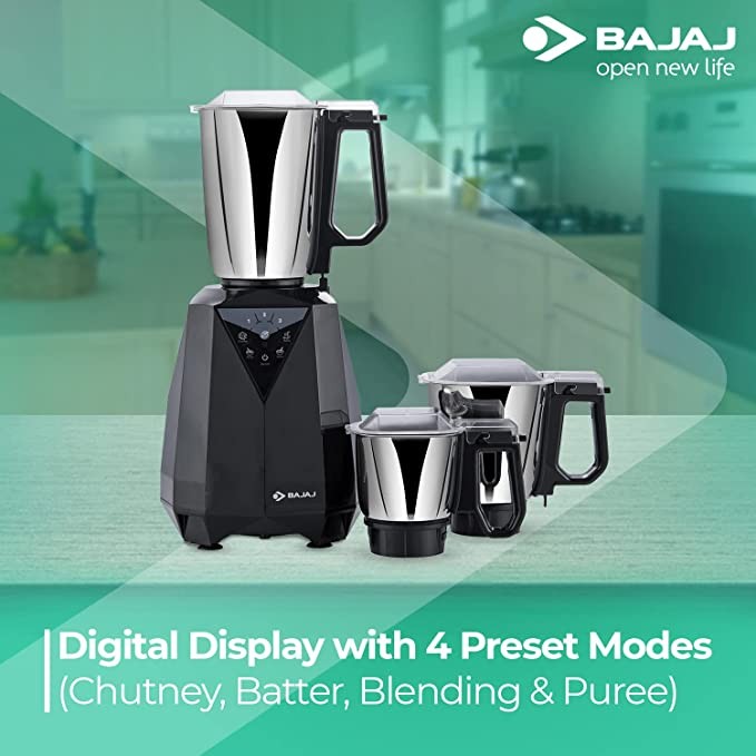 Bajaj GX 400 Duo Chutney Jar 750W Mixer Grinder