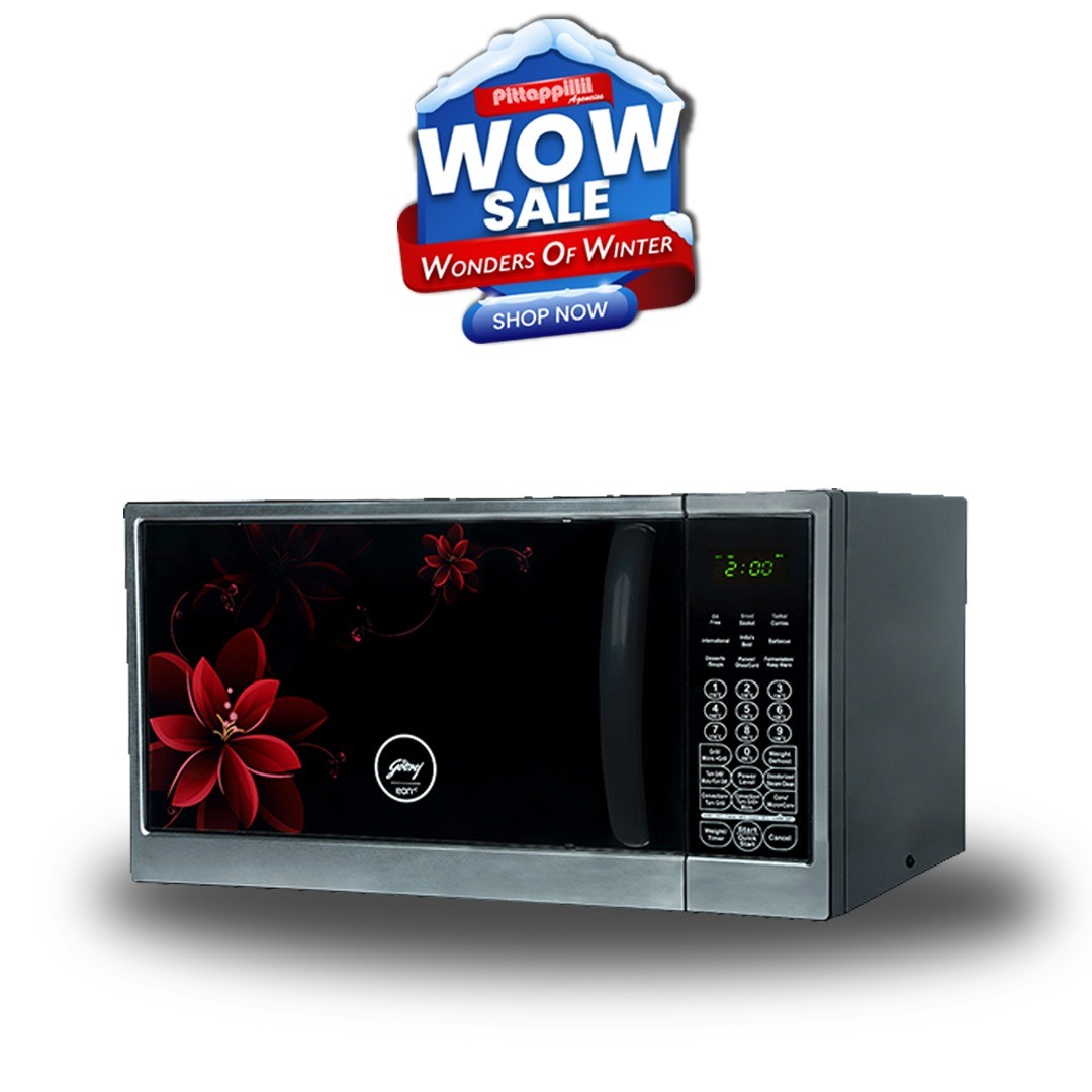 500 Watt Black Godrej Microwave Oven